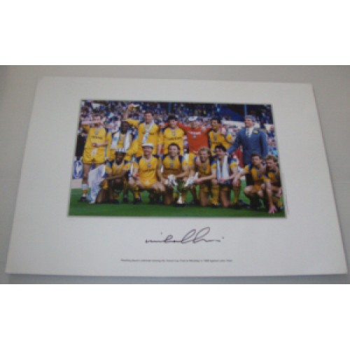 Michael Gilkes Signed 14 x 12 Reading Football Photo!
